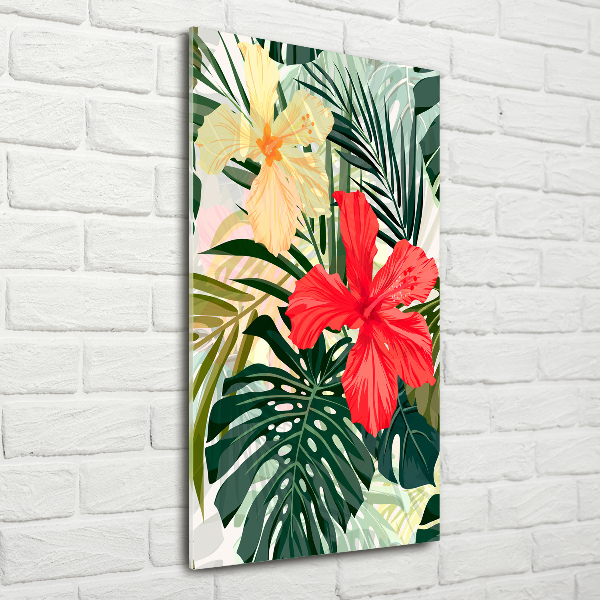 Staand foto in plexiglas Hawaiiaanse bloemen