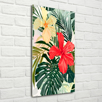 Staand foto in plexiglas Hawaiiaanse bloemen