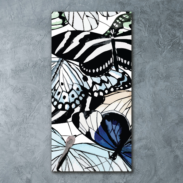 Obraz zdjęcie na scianę akrylowy pionowy Motyle