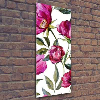 Obraz zdjęcie szkło akryl pionowy Maki