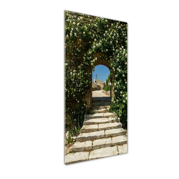 Staand plexiglas foto Bloemenboog