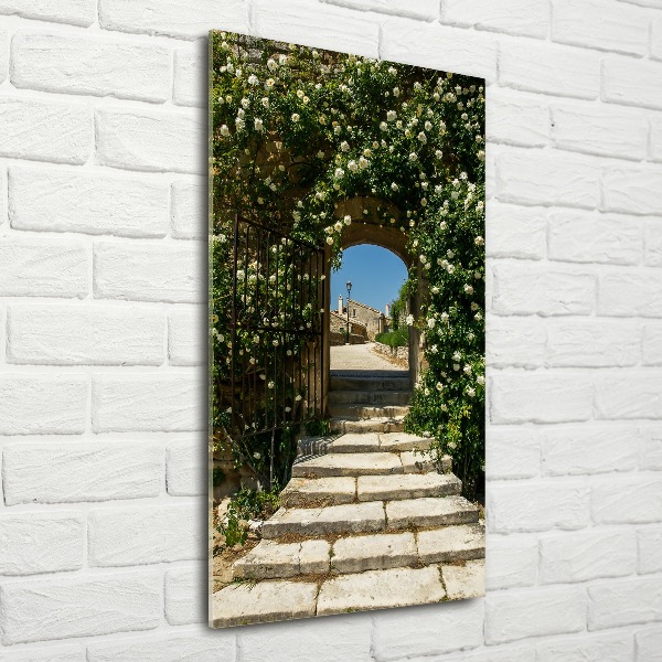 Staand plexiglas foto Bloemenboog