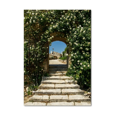 Staand plexiglas foto Bloemenboog