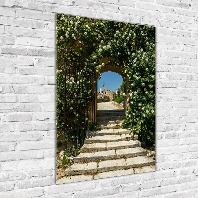 Staand plexiglas foto Bloemenboog