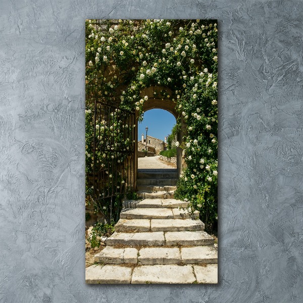 Staand plexiglas foto Bloemenboog