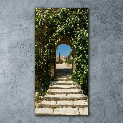 Staand plexiglas foto Bloemenboog