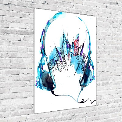 Staand foto plexiglas Muziek van de stad