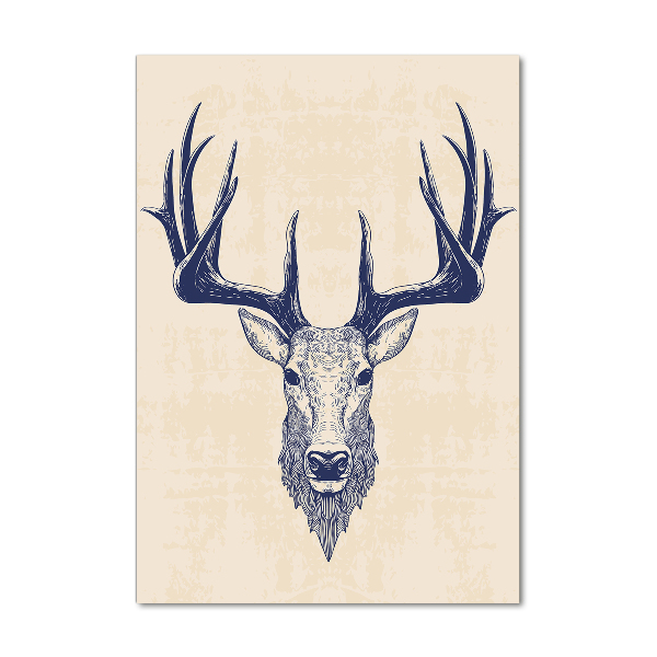 Staand foto in plexiglas Hertenkop