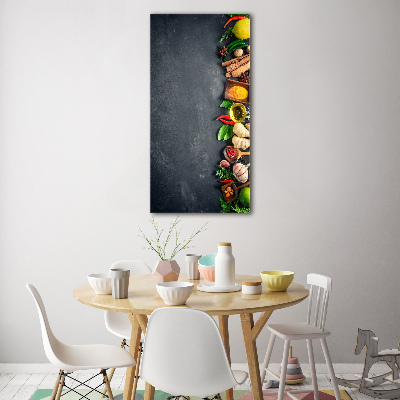 Staand foto in plexiglas Specerijen en kruiden