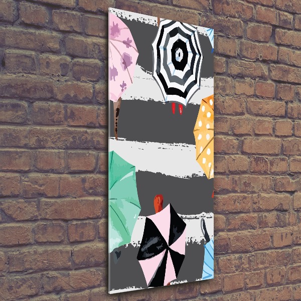 Staand foto plexiglas Kleurrijke paraplu's