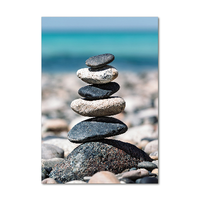 Staand foto op plexiglas Rotsachtig strand