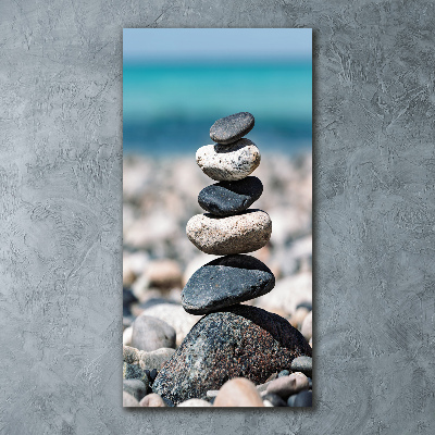 Staand foto op plexiglas Rotsachtig strand