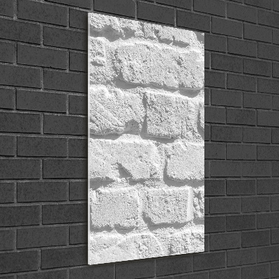 Staand plexiglas foto Bakstenen muur