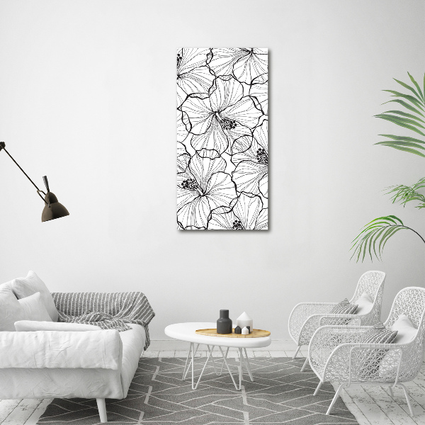 Staand foto op plexiglas Hibiscus