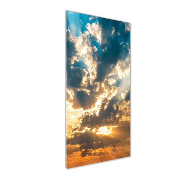 Staand foto plexiglas Wolken aan de hemel