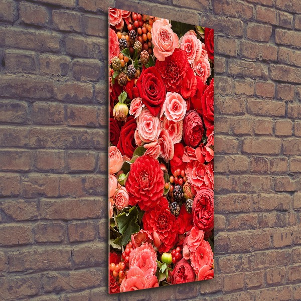 Staand foto op plexiglas Een boeket bloemen