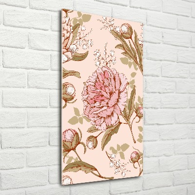 Staand foto in plexiglas Pioenrozen