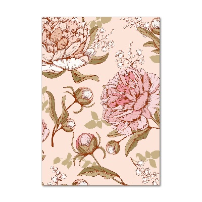 Staand foto in plexiglas Pioenrozen