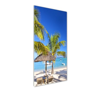 Staand plexiglas foto Tropisch strand