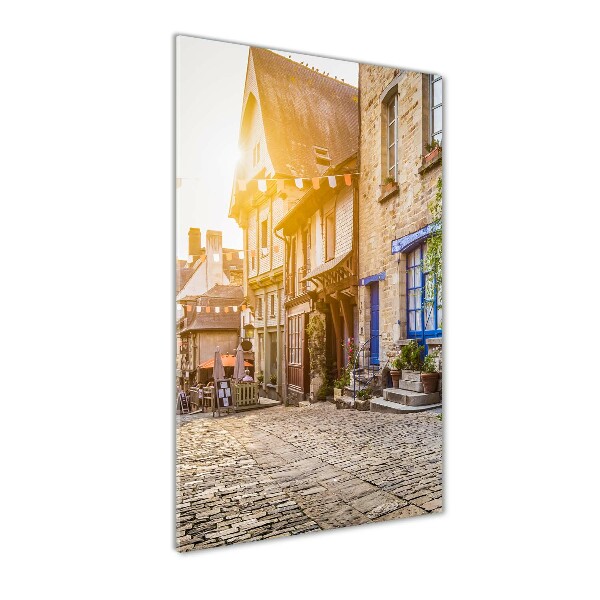 Staand plexiglas foto Een charmante straat