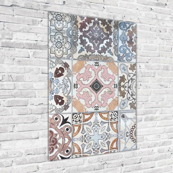 Staand foto in plexiglas Keramische tegels