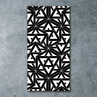 Foto obraz szkło akryl pionowy Geometryczne tło