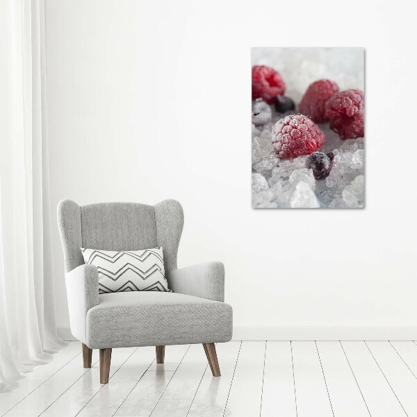 Staand plexiglas foto Bevroren fruit