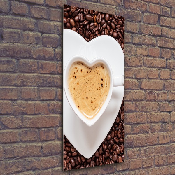 Staand foto plexiglas Een kopje koffie