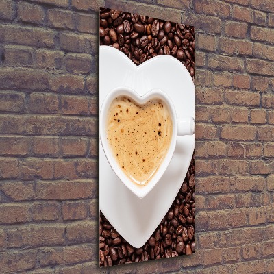 Staand foto plexiglas Een kopje koffie