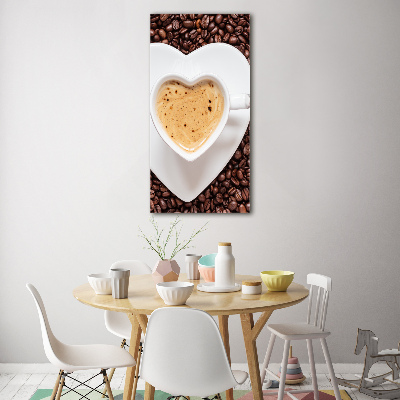 Staand foto plexiglas Een kopje koffie