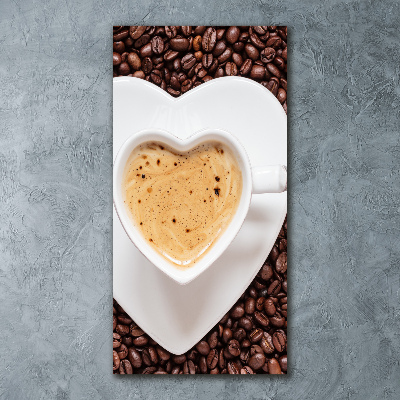 Staand foto plexiglas Een kopje koffie