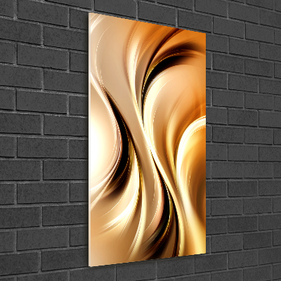 Staand foto in plexiglas Abstracte golven