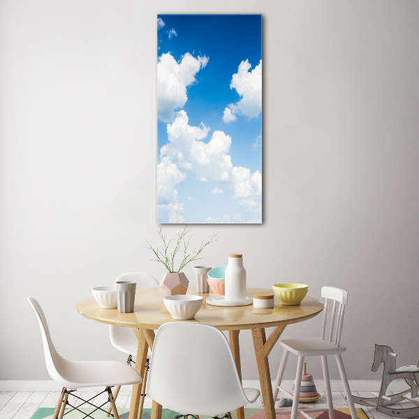 Staand foto plexiglas Wolken aan de hemel