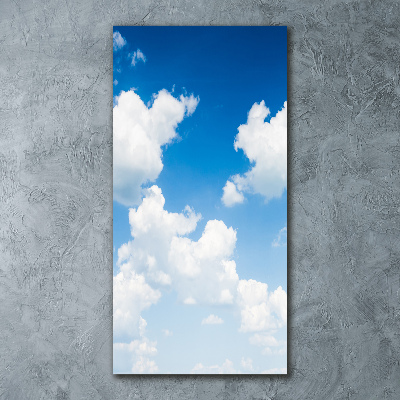 Staand foto plexiglas Wolken aan de hemel