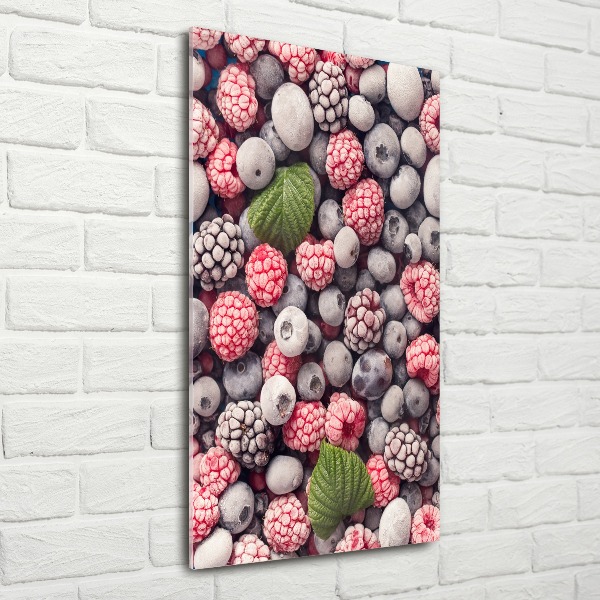 Staand foto op plexiglas Bevroren fruit