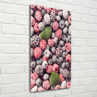 Staand foto op plexiglas Bevroren fruit