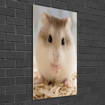 Staand foto in plexiglas Hamster