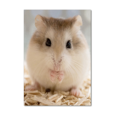 Staand foto in plexiglas Hamster