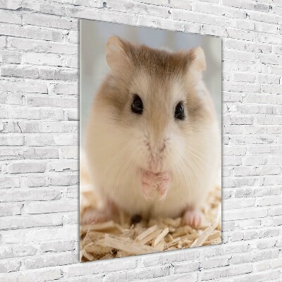 Staand foto in plexiglas Hamster