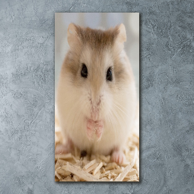 Staand foto in plexiglas Hamster