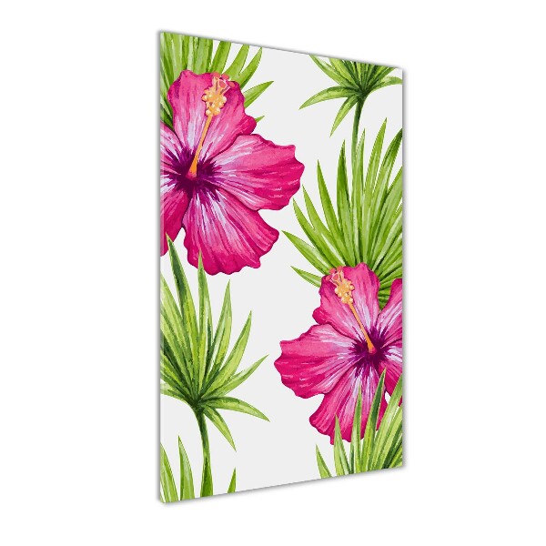 Staand foto in plexiglas Hawaiiaans patroon