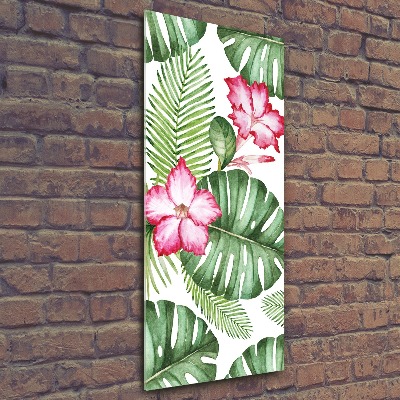 Staand foto op plexiglas Hawaiiaans patroon