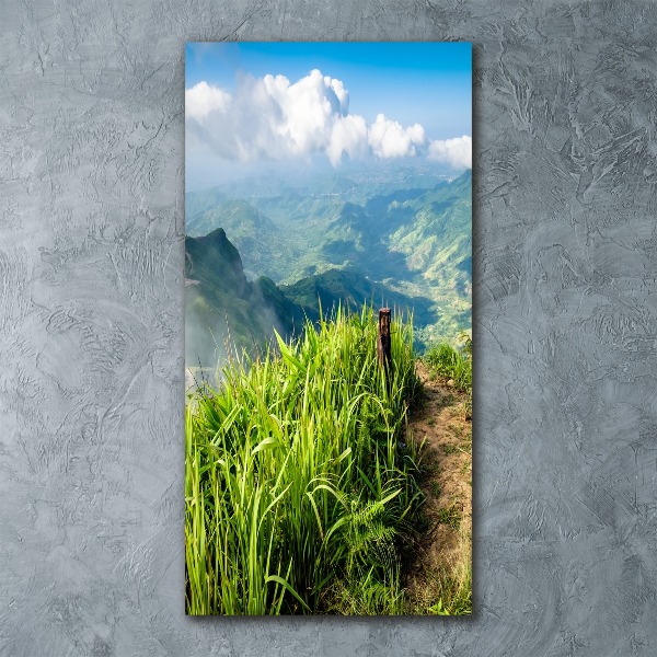 Staand foto in plexiglas Bergpad