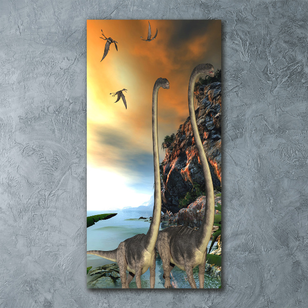 Obraz zdjęcie szkło akryl pionowy Dinozaury
