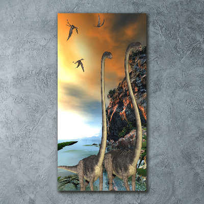 Obraz zdjęcie szkło akryl pionowy Dinozaury