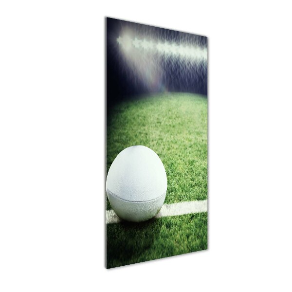 Staand foto plexiglas Rugbybal