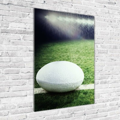 Staand foto plexiglas Rugbybal