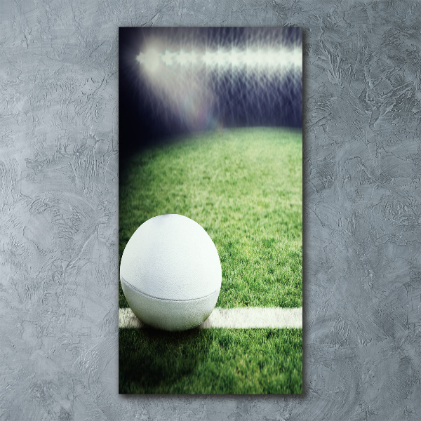 Staand foto plexiglas Rugbybal
