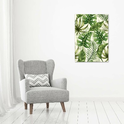 Staand foto op plexiglas Tropische bladeren