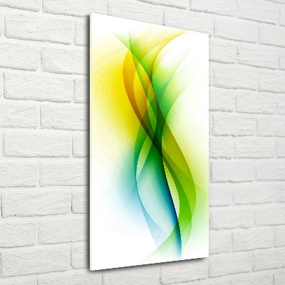 Staand foto in plexiglas Abstracte golven